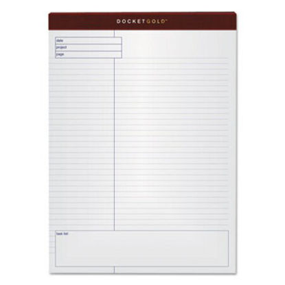 Picture of Docket Gold Planning Pad, Project Notes/Quadrille Rule, 8.5 x 11.75, 40 Sheets, 4/PackTOP-77102