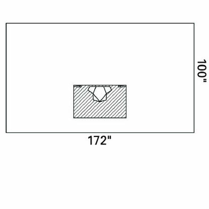 Picture of Orthopedic Drape Beach Chair Shoulder Drape 172 W X 100 L Inch Sterile89063