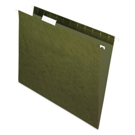 Picture of Standard Green Hanging Folders, Letter Size, 1/5-Cut Tab, Standard Green, 25/BoxPFX-81602
