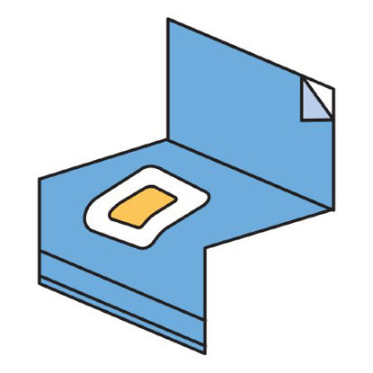 Picture of Obstetrics / Gynecology Drape 3M™ Steri-Drape™ Cesarean-Section Drape 77 W X 115 L Inch Sterile6697CA