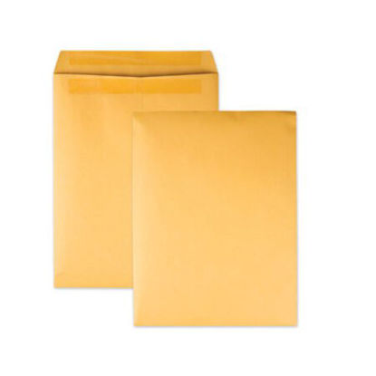Picture of Redi-Seal Catalog Envelope, #13 1/2, Cheese Blade Flap, Redi-Seal Closure, 10 x 13, Brown Kraft, 250/BoxQUA-43762