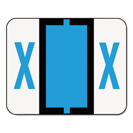 Picture of A-Z Color-Coded End Tab Filing Labels, X, 1 x 1.25, White, 500/RollSMD-67094