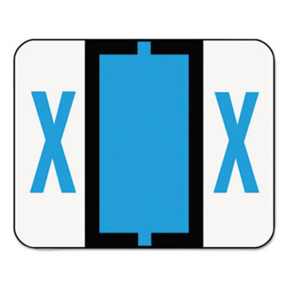 Picture of A-Z Color-Coded End Tab Filing Labels, X, 1 x 1.25, White, 500/RollSMD-67094