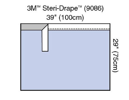 Picture of Surgical Drape 3M™ Steri-Drape™ Towel Drape 29 W X 39 L Inch Sterile9086