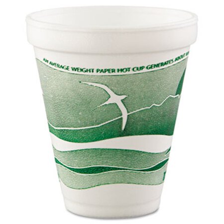 Picture of Horizon Hot/Cold Foam Drinking Cups, 12 oz, Green/White, 25/Bag, 40 Bags/CartonDCC-12J16H