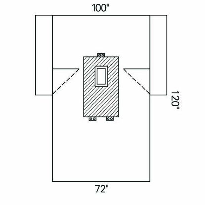 Picture of Abdominal Drape Laparotomy Drape 100 W X 72 W X 120 L Inch Sterile89282