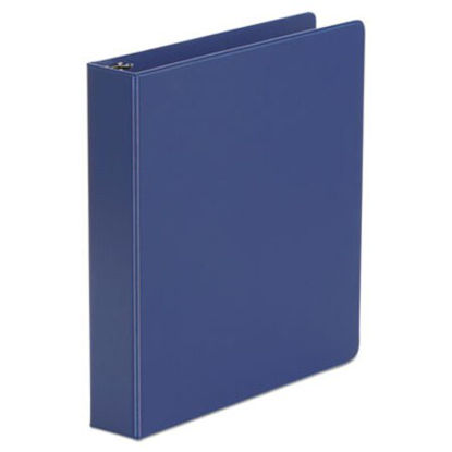 Picture of Economy Non-View Round Ring Binder, 3 Rings, 1.5" Capacity, 11 x 8.5, Royal BlueUNV-33402