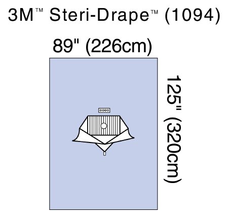 Picture of Orthopedic Drape 3M™ Steri-Drape™ Arthroscopy Drape 89 W X 125 L Inch Sterile1094