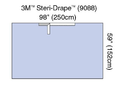 Picture of Surgical Drape 3M™ Steri-Drape™ Adhesive Drape 250 W X 150 L cm Sterile9088