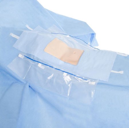 Picture of Abdominal Drape Laparoscopic / Cholecystectomy Drape 104 W X 76 W X 102 L Inch Sterile89538