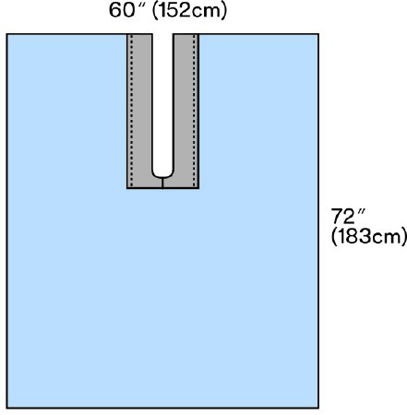 Picture of Surgical Drape 3M™ Steri-Drape™ Split Drape 59 W X 72 L Inch Sterile9043