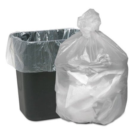 Picture of Waste Can Liners, 10 gal, 6 microns, 24" x 24", Natural, 1,000/CartonWBI-GNT2424