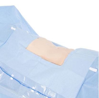 Picture of Abdominal Drape Halyard Basics* Bariatric Drape 118 W X 92 W X 124 L Inch Sterile29236