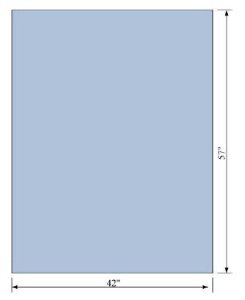 Picture of General Purpose Drape Half Sheet Fan Folded 42 W X 57 L Inch19116