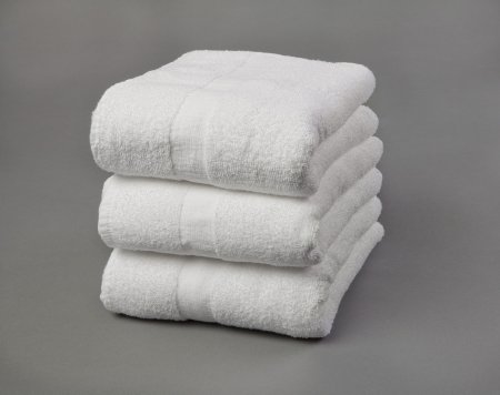 Picture of Bath Towel 22 X 44 Inch Cotton Terry Cloth White Reusable40457400