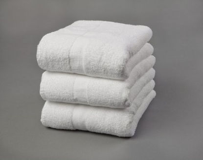 Picture of Bath Towel 22 X 44 Inch Cotton Terry Cloth White Reusable40457400