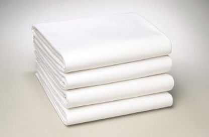 Picture of Bed Sheet Draw 54 X 72 Inch White Cotton 55% / Polyester 45% Reusable03941401