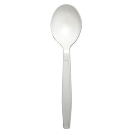 Picture of Heavyweight Polypropylene Cutlery, Soup Spoon, White, 1000/CartonBWK-SOUPHWPPWH