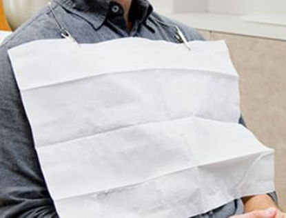 Picture of Dental Bib 13 W X 19 L Inch White NonSterile16185