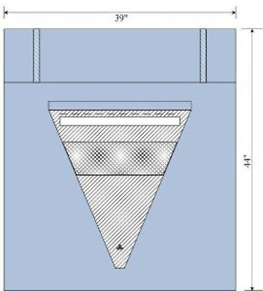 Picture of Obstetrics / Gynecology Drape Under Buttocks Drape with Pouch 39 W X 44 L Inch Sterile19147