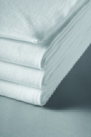 Picture of Bed Sheet Fitted 36 X 80 X 14.25 Inch White Cotton 60% / Polyester 40% Reusable07244400