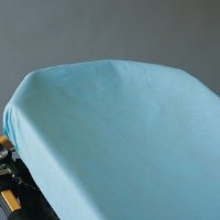 Picture of Stretcher Sheet PowerFit® Fitted 33 X 89 Inch Blue Nonwoven Fabric Disposable54419