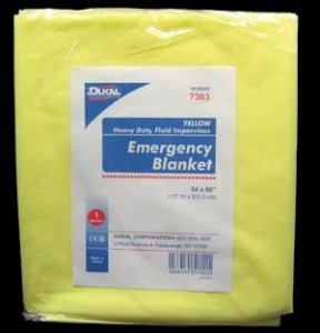 Picture of Rescue Blanket 54 W X 80 L Inch Poly Coated Spun Bonded Fabric7303
