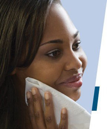 Picture of Washcloth Tidi® 13 X 13 Inch White Disposable950754