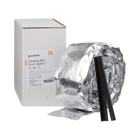 Picture of Padded Splint Roll McKesson 2 Inch X 15 Foot Fiberglass White1302