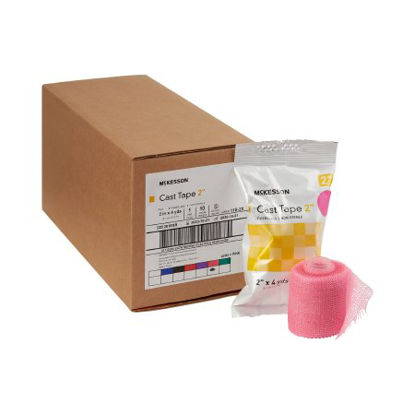 Picture of Cast Tape McKesson 2 Inch X 12 Foot Fiberglass Pink115-2X