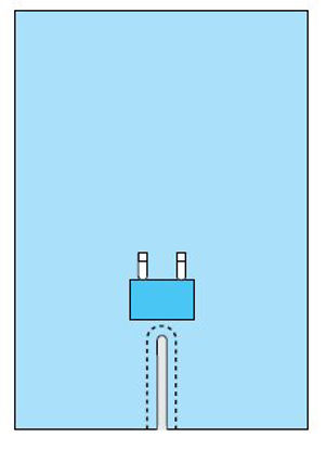 Picture of DRAPE, EENT SPLIT SHEET (8/CS)9447