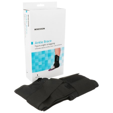Picture of Ankle Brace McKesson Medium Lace-Up / Figure-8 Strap / Hook and Loop Closure Left or Right Foot155-81-97045
