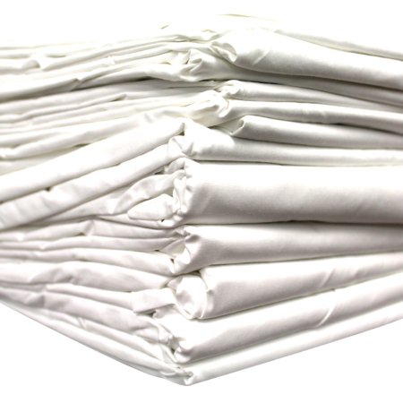 Picture of Bed Sheet Fitted 36 X 80 Inch White Cotton 55% / Polyester 45% Reusable105562