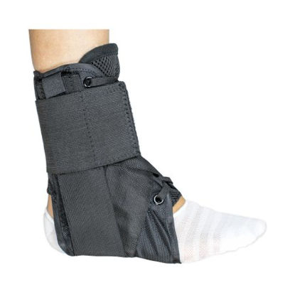 Picture of Ankle Brace McKesson Large Lace-Up / Figure-8 Strap / Hook and Loop Closure Left or Right Foot155-81-97047