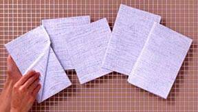 Picture of Washcloth 10 X 13-1/2 Inch Blue Disposable70408N