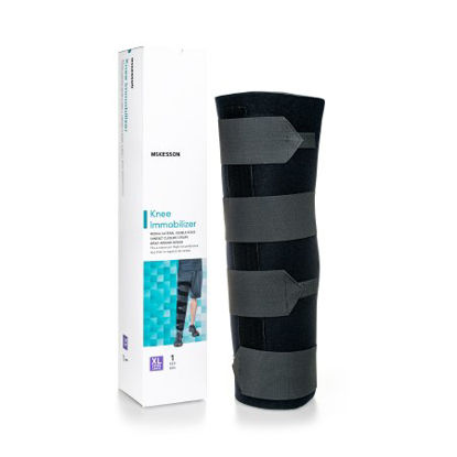 Picture of Knee Immobilizer McKesson X-Large Elastic Contact Strap Up to 36 Inch Thigh Circumference 18 Inch Length Left or Right Knee155-79-96018