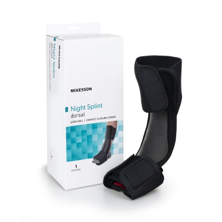 Picture of Dorsal Night Splint McKesson Small / Medium Hook and Loop Closure Male 4 to 8-1/2 / Female 5 to 9-1/2 Left or Right Foot155-14040S-M