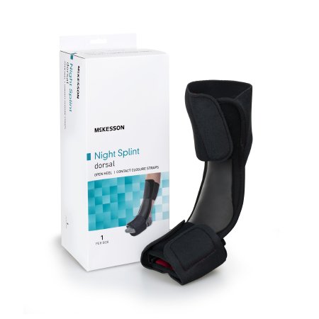 Picture of Dorsal Night Splint McKesson Large / X-Large Hook and Loop Closure Male 9 to 14 / Female 10 to 15 Left or Right Foot155-14040L-XL