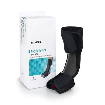 Picture of Dorsal Night Splint McKesson Large / X-Large Hook and Loop Closure Male 9 to 14 / Female 10 to 15 Left or Right Foot155-14040L-XL