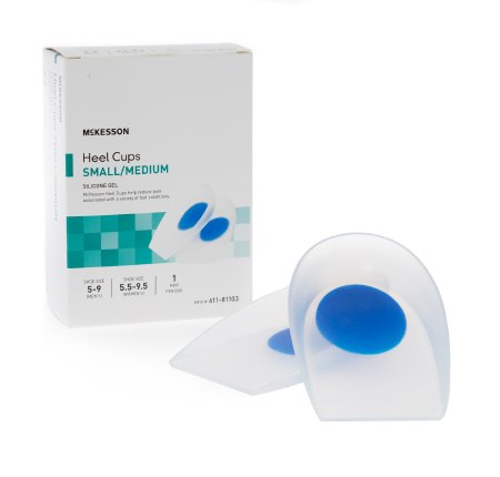 Picture of Heel Cup McKesson Small / Medium Without Closure Male 5 to 9 / Female 5-1/2 to 9-1/2 Foot611-81103