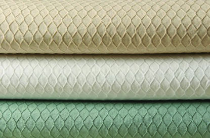 Picture of Bedspread Gemstone 75 W X 110 L Inch Cotton, 50% / Polyester, 50% Sage32090177