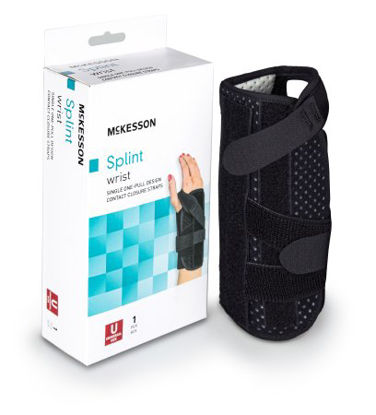 Picture of Wrist Brace McKesson Foam / Nylon Left Hand Black One Size Fits Most155-81-87470