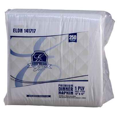 Picture of Dinner Napkin WhiteELDN 141717