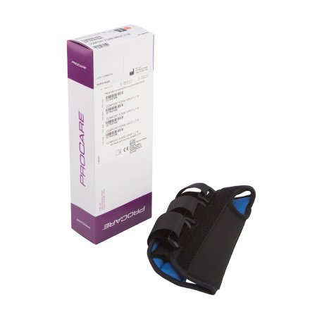 Picture of Wrist Brace ProCare® ComfortFORM™ Aluminum / Foam / Lycra® / Plastic / Velcro® Left Hand Black Medium79-87295
