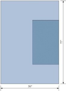 Picture of General Purpose Drape Drape Sheet with Reinforcement 56 W X 77 L Inch19139