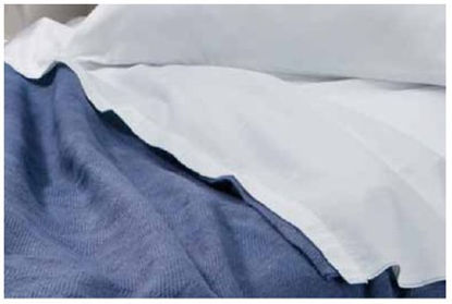 Picture of Blanket 74 X 108 Inch Cotton 55% / Polyester 45% 4 lbs.49143-WHI