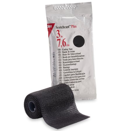 Picture of Cast Tape 3M™ Scotchcast™ Plus 3 Inch X 12 Foot Fiberglass / Resin Black82003A