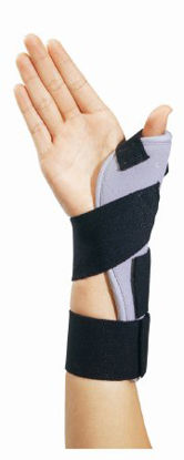 Picture of Thumb Splint ThumbSPICA™ One Size Fits Most Elastic Contact Closure Strap Black / Gray79-87100