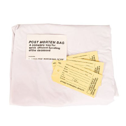 Picture of Post Mortem Bag 36 W X 90 L Inch One Size Fits Most Vinyl Zipper Closure, Envelope StyleMS-BOD100