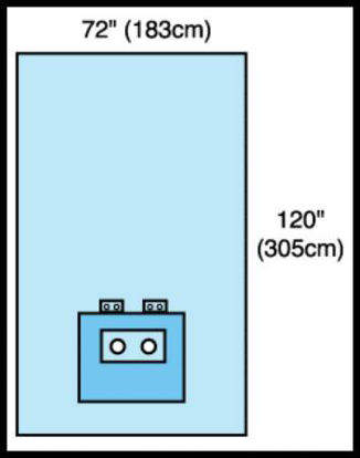 Picture of Orthopedic Drape Bilateral Limb Drape 72 W X 120 L Inch Sterile29416